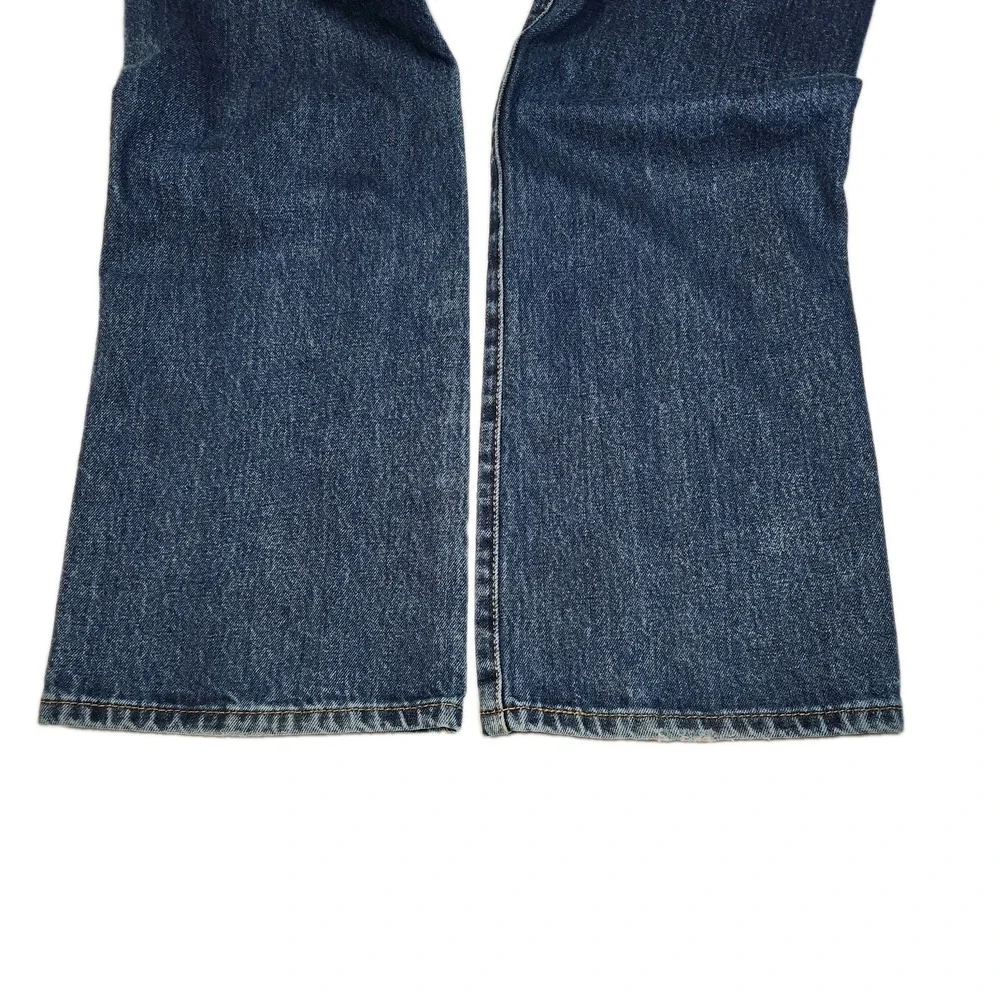 Levi's 517 Boot Cut Jeans Men's 38x32 Blue Made In Mexico 2015 Cotton